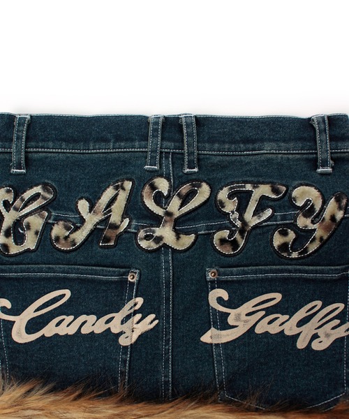 CANDY GALFY デニムミニスカート ギャル GALFY（ガルフィー） キャンディーガルフィー CANDY GALFY ぎゃる