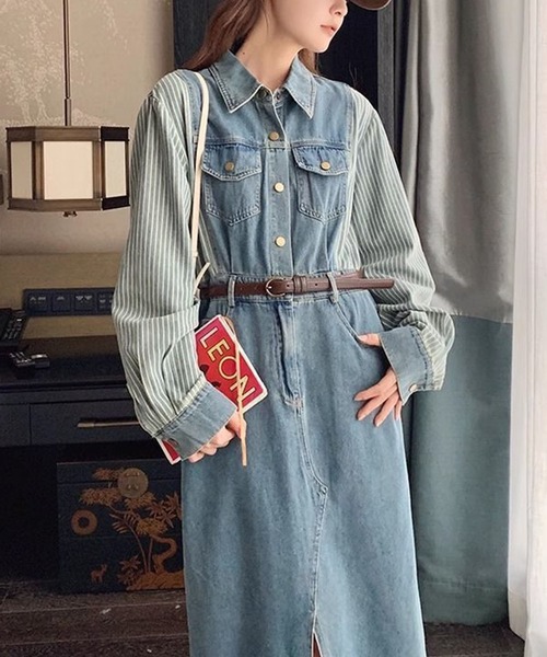 GLAMOROUS JANE（グラマラスジェーン） ワンピース ストライプ切替