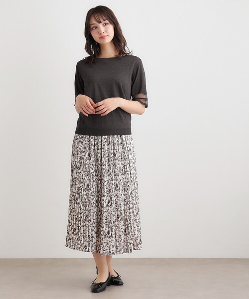 LAURA ASHLEY（ローラアシュレイ） ニット セーター 「シアーライン