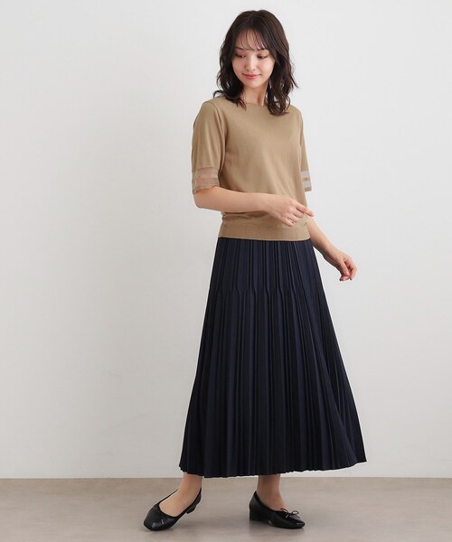 LAURA ASHLEY（ローラアシュレイ） ニット セーター 「シアーライン