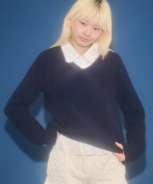 FEKETE（フェケテ） ニット セーター alpaca wool v-neck knit ＆ slim 