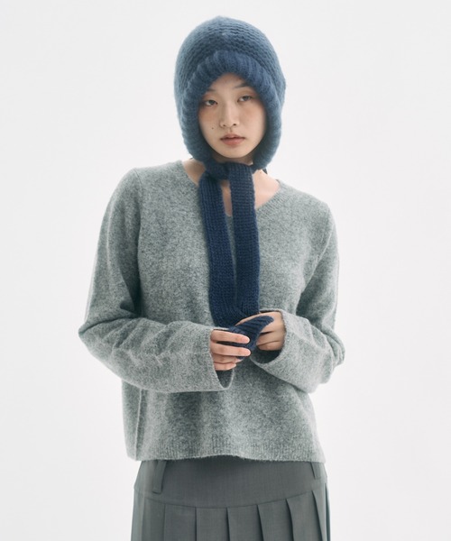 FEKETE（フェケテ） ニット セーター alpaca wool v-neck knit ＆ slim 