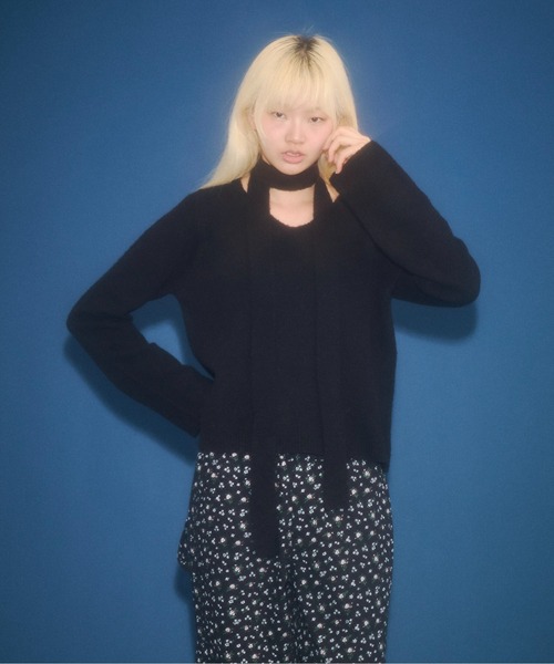 FEKETE（フェケテ） ニット セーター alpaca wool v-neck knit ＆ slim 