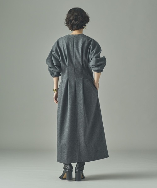 【美品】Curensology カレンソロジー　タック シャツ ワンピース Curensology｜タックシャツワンピース | Rakuten Fashion(楽天