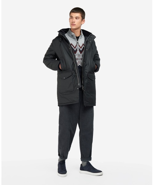 Barbour ブラック ジャンパー Barbour（バブアー） ジップアップブルゾン M ブラック メンズ