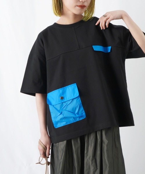 「LUCA/LADY LUCK LUCA」 半袖Tシャツ FREE ブラック レディース_画像2