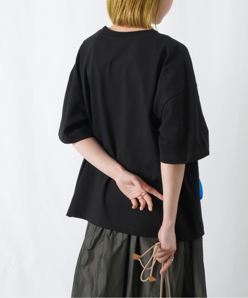 「LUCA/LADY LUCK LUCA」 半袖Tシャツ FREE ブラック レディース_画像8
