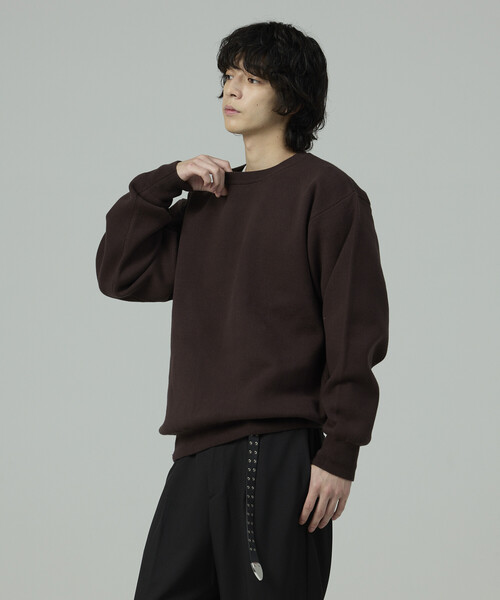 gypsohilaCrewNeckKnitクルーネックニットセータースウェット FREAK'S STORE（フリークスストア） セーター ニット スウェットライク