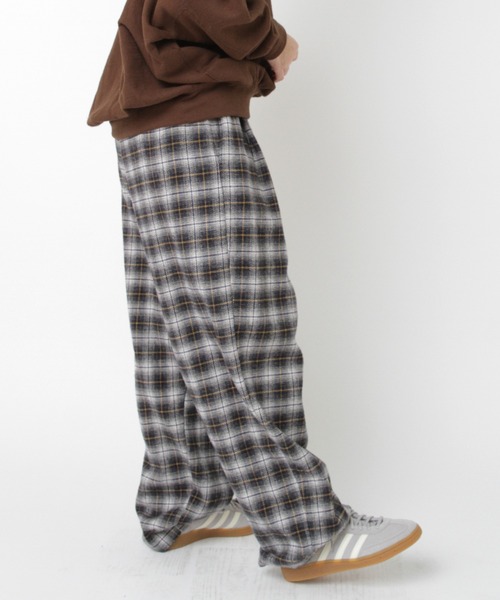 RNA-N（アールエヌエーエヌ） パンツ R4409 ツイーディーチェック