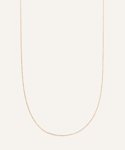 ネックレス K10YG ゴールド チェーンネックレス・80cm レディース