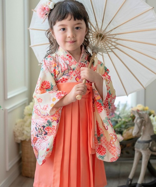 着物 ベビー袴ワンピース キッズ 子供 女の子