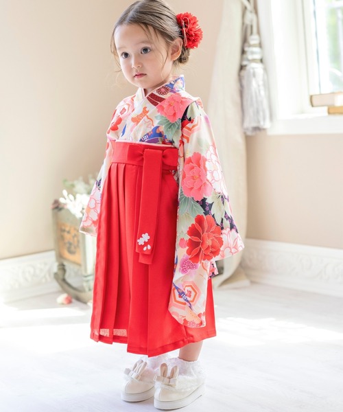 着物 ベビー袴ワンピース キッズ 子供 女の子