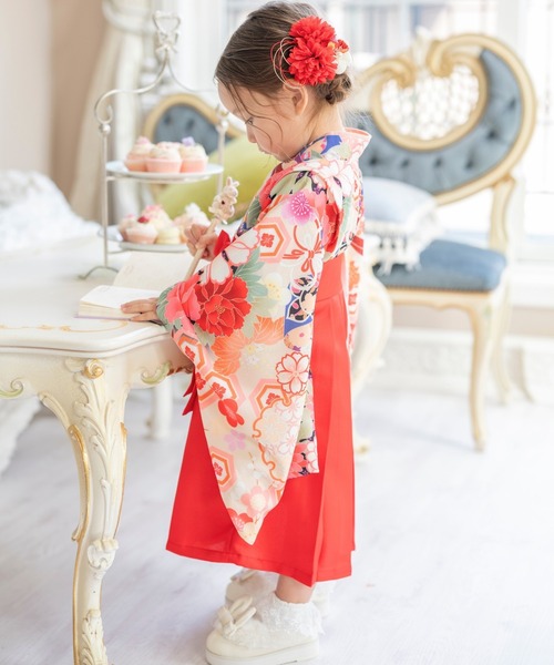 着物 ベビー袴ワンピース キッズ 子供 女の子