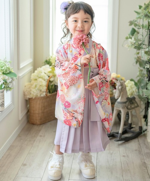 着物 ベビー袴ワンピース キッズ 子供 女の子