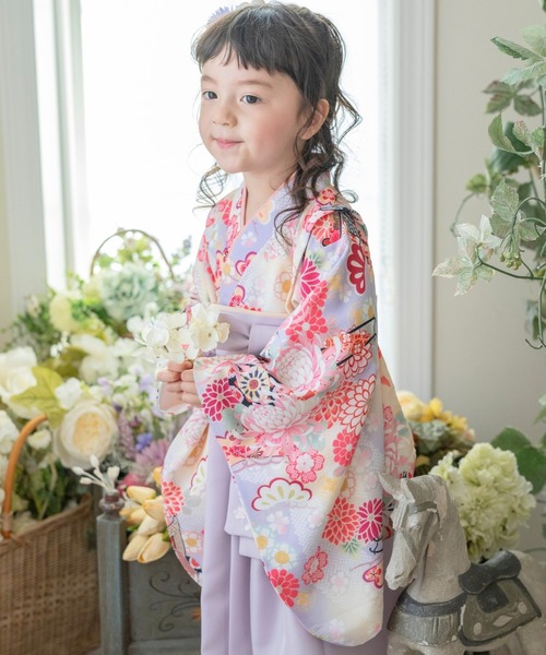 着物 ベビー袴ワンピース キッズ 子供 女の子