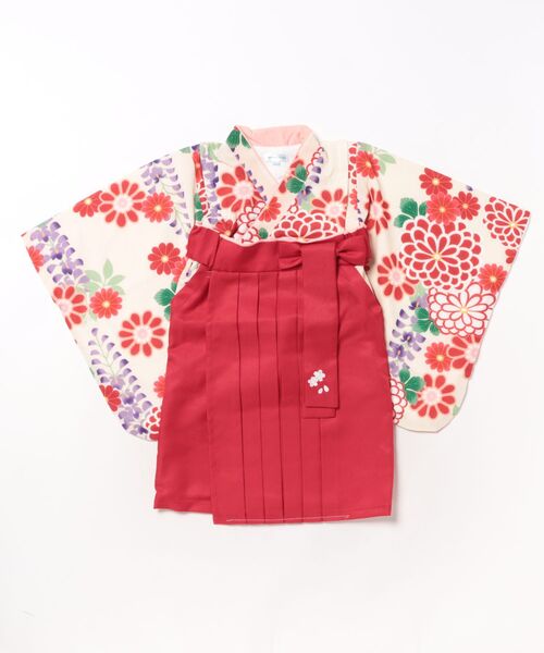 着物 ベビー袴ワンピース キッズ 子供 女の子