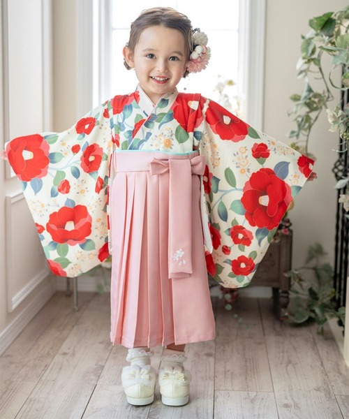 着物 ベビー袴ワンピース キッズ 子供 女の子