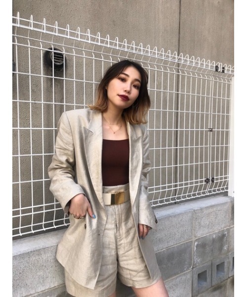 「THROW by SLY」 テーラードジャケット 1 アイボリー レディース_画像2