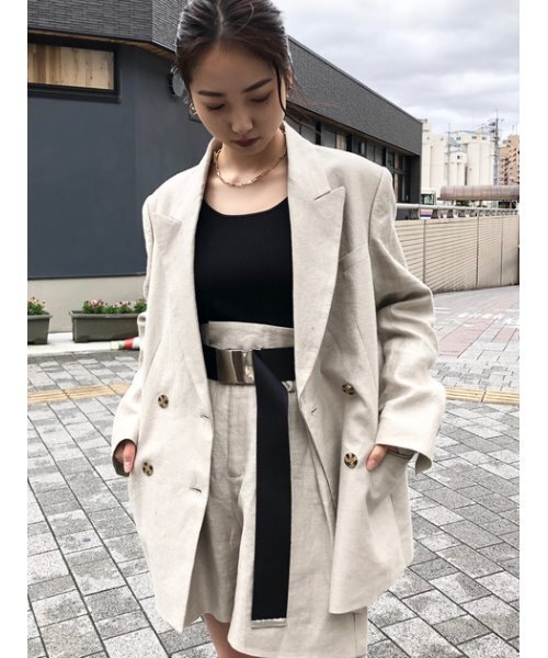 「THROW by SLY」 テーラードジャケット 1 アイボリー レディース_画像9