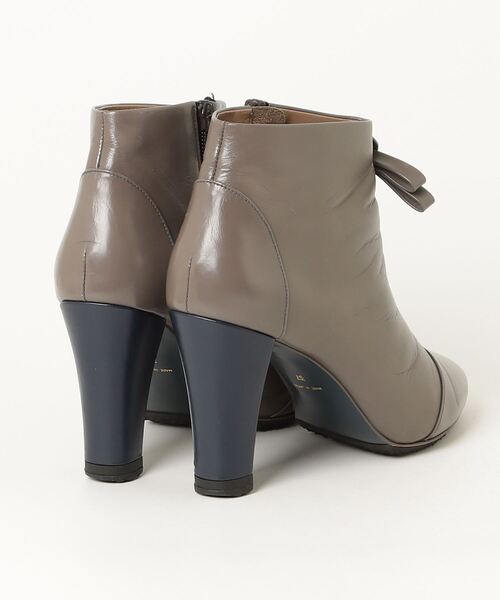 「MUVEIL」 ショートブーツ 37 グレー レディース_画像2