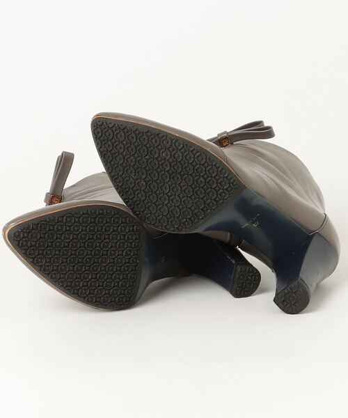 「MUVEIL」 ショートブーツ 37 グレー レディース_画像3