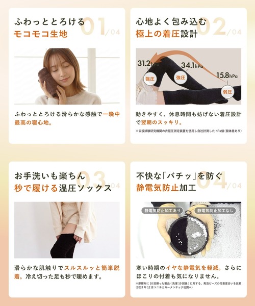 BELMISE（ベルミス） 「公式」 スリムフルレッグ Warming+ 5着セット