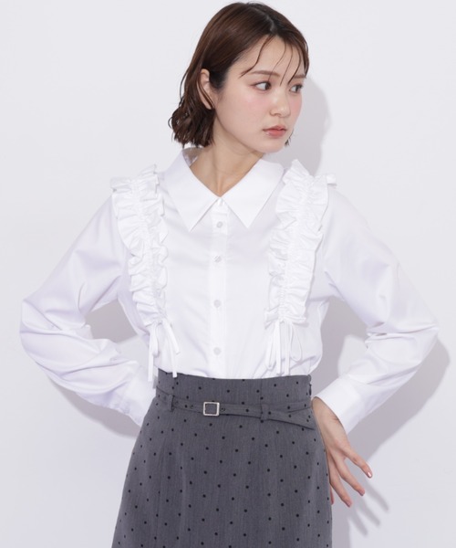JILL♡フリルブラウス プリーツフリルブラウス | JILL by JILL STUART（ジル バイ ジル