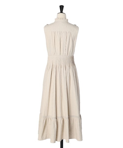 Her lip to ノースリーブワンピース S ベージュ レディース : ZOZOTOWN