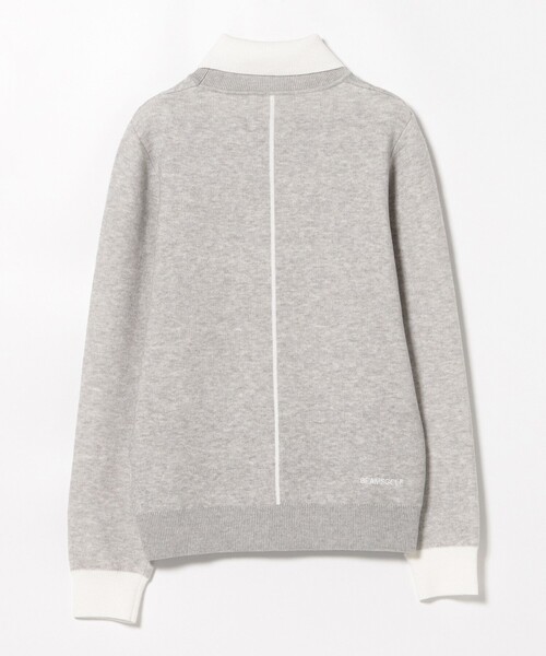 BEAMS GOLF purple label 起毛 インナー アウター グレー BEAMS GOLF（ビームス ゴルフ） ニット セーター PURPLE LABEL