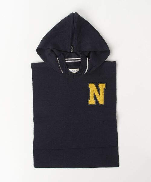 「BEAMS BOY」 ノースリーブニット - グレー レディース_画像2