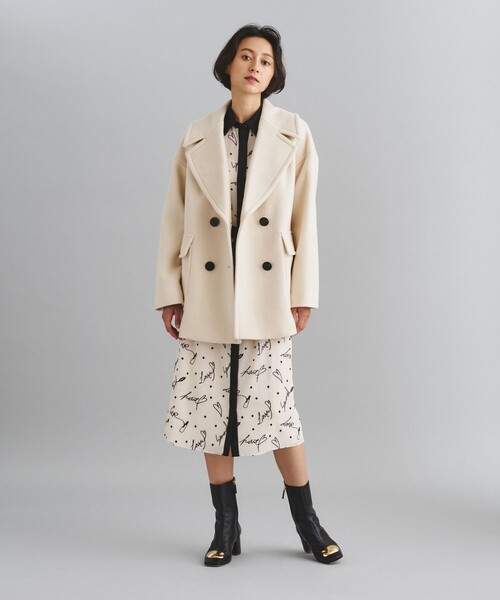 「GRACE CONTINENTAL」 テーラードジャケット 36 ベージュ レディース_画像2