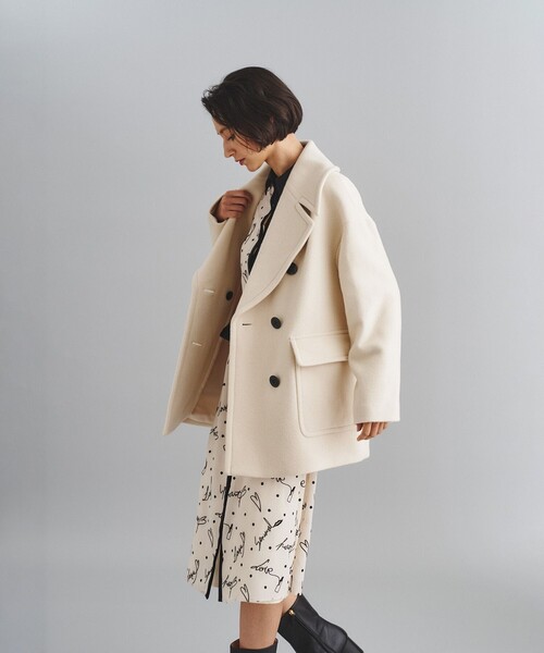 「GRACE CONTINENTAL」 テーラードジャケット 36 ベージュ レディース_画像3