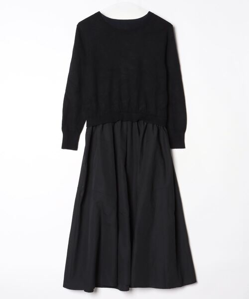 美品✨セブンテン ドッキングワンピース ブラック Sサイズ 美品✨セブンテン ドッキングワンピース ブラック Sサイズ