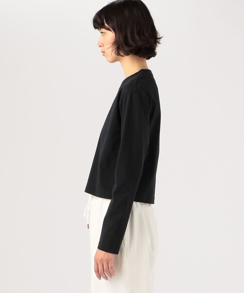 「CABaN」 長袖カットソー S ライトブルー レディース_画像4