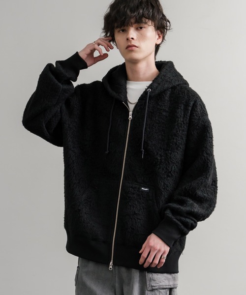 HUF（ハフ） パーカー CORSO HEAVYWEIGHT F/Z HOODIE オーバーサイズ