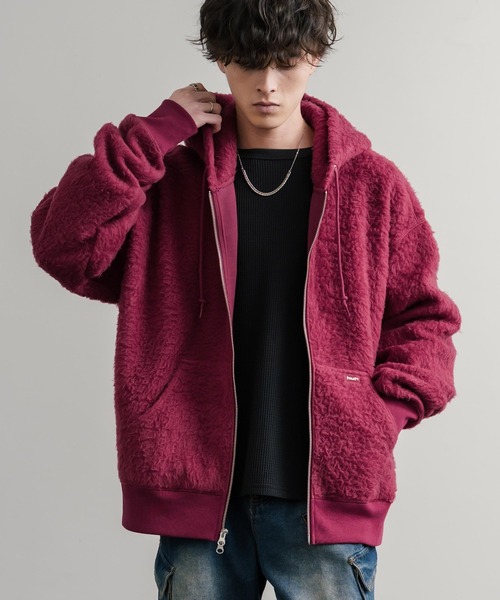 HUF（ハフ） パーカー CORSO HEAVYWEIGHT F/Z HOODIE オーバーサイズ