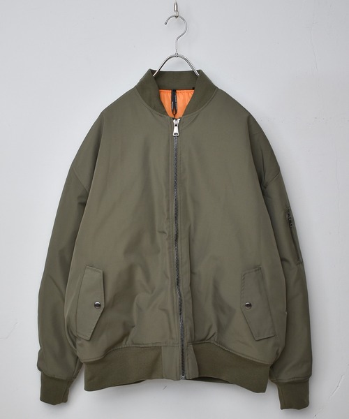 「Starting Over」 「HALHAM」ブルゾン M カーキ メンズ_画像3