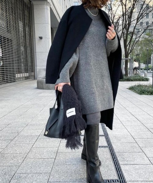 「a lot of love」 ノーカラーコート FREE グリーン レディース_画像7