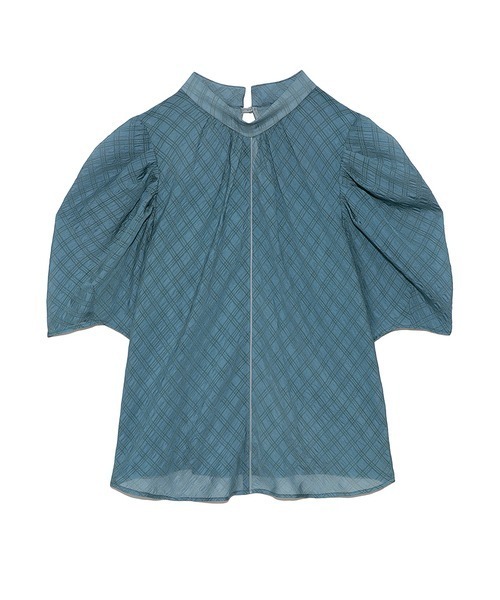 「LILY BROWN」 半袖ブラウス ONE SIZE グレー レディース_画像6
