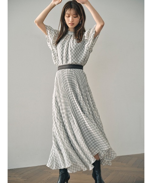 「LILY BROWN」 半袖ブラウス ONE SIZE グレー レディース_画像7