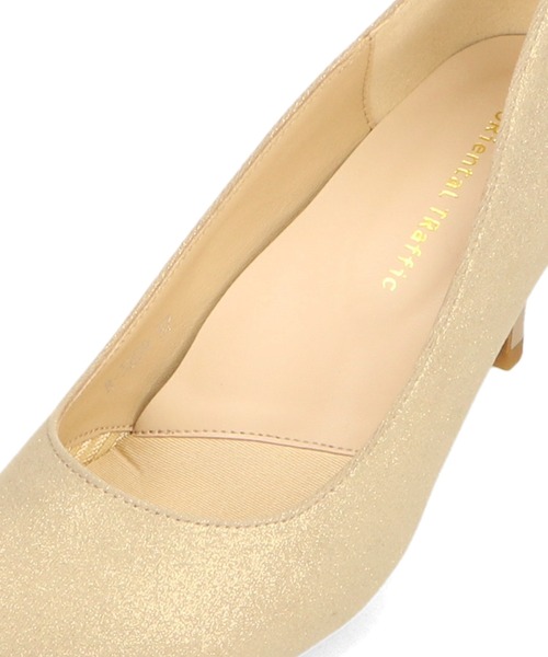 「ORiental TRaffic」 パンプス 34 ゴールド レディース_画像5
