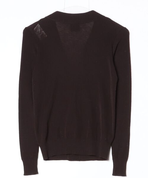 「Letroyes」 ニットカーディガン 0 ブラウン レディース_画像2