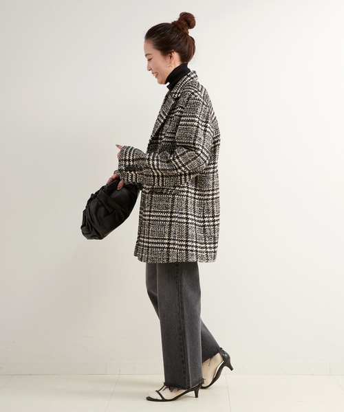 「B.C STOCK」 テーラードジャケット FREE ブラック レディース_画像4