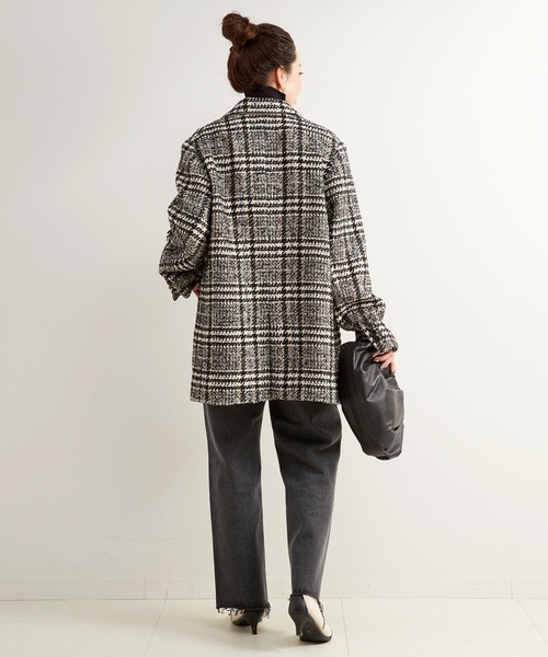 「B.C STOCK」 テーラードジャケット FREE ブラック レディース_画像6