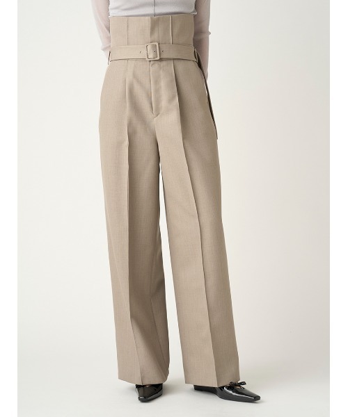 「FRAY I.D」 スラックス 1 ネイビー レディース_画像5