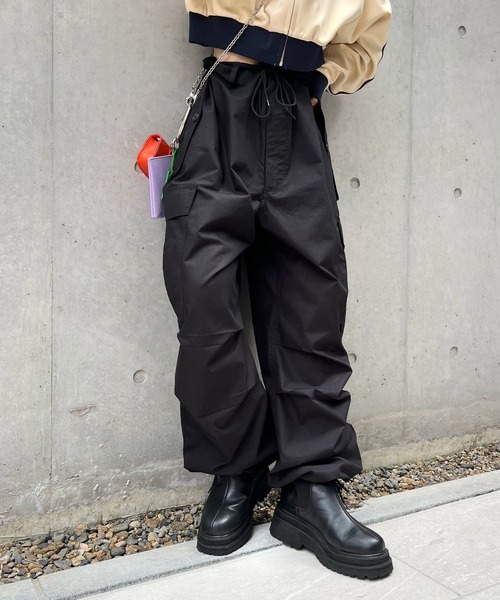 「WHO'S WHO gallery」 カーゴパンツ FREE カーキ レディース_画像5