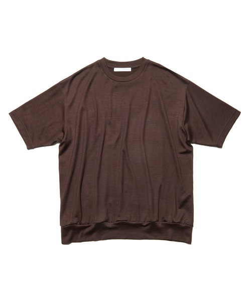 tシャツ WASHABLE WOOL S/S TOP メンズ レディースの画像