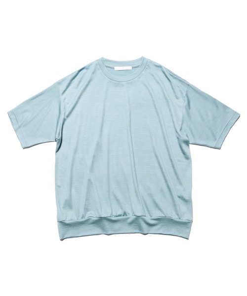tシャツ WASHABLE WOOL S/S TOP メンズ レディースの画像