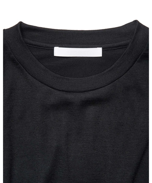 tシャツ WASHABLE WOOL S/S TOP メンズ レディースの画像