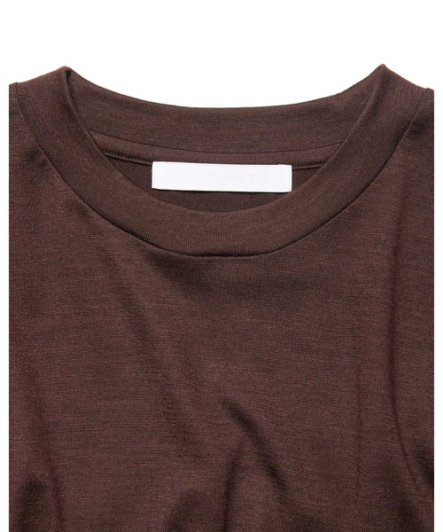 tシャツ WASHABLE WOOL S/S TOP メンズ レディースの画像